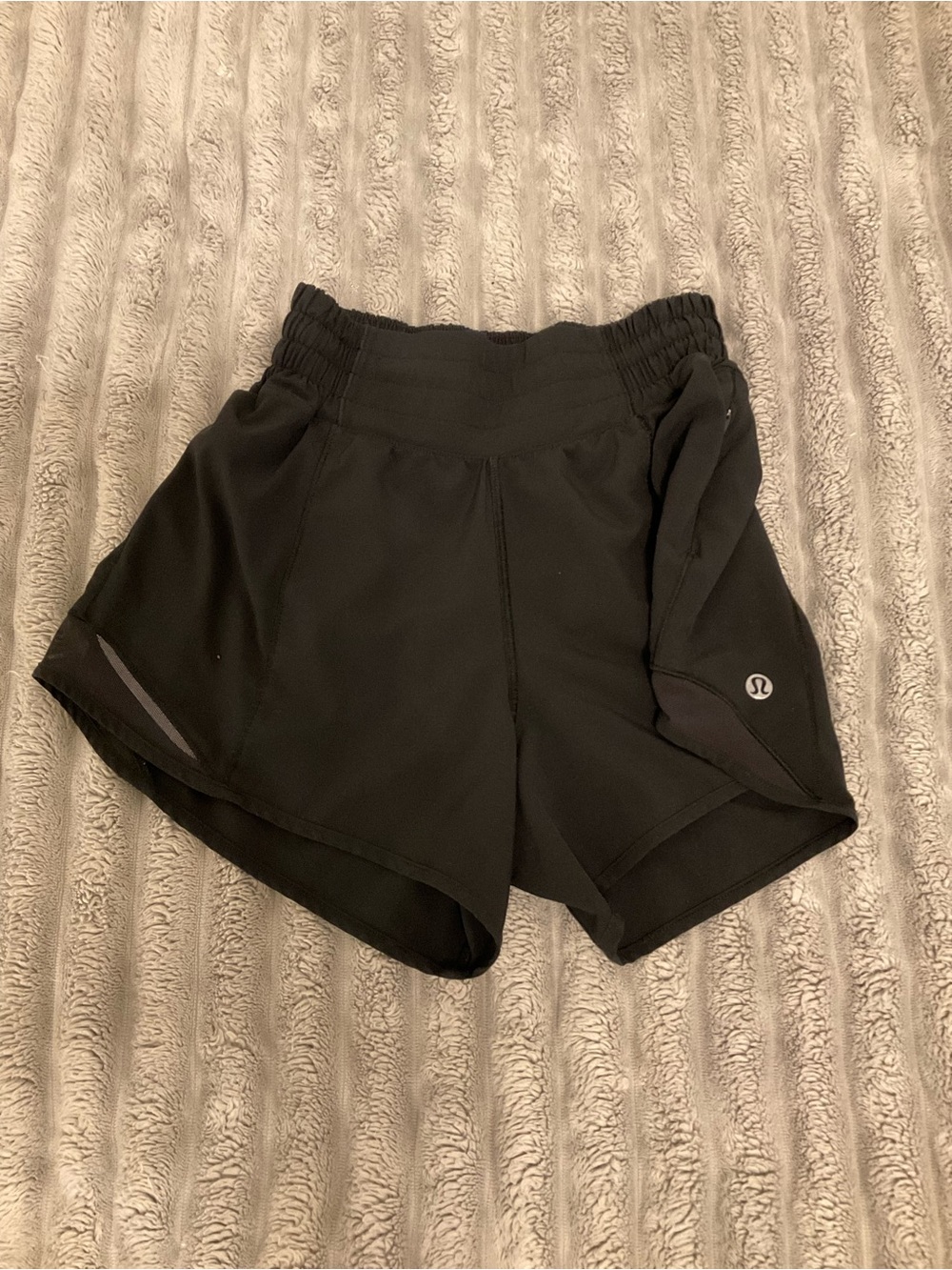lululemon athletica Black Athletic Running Shorts